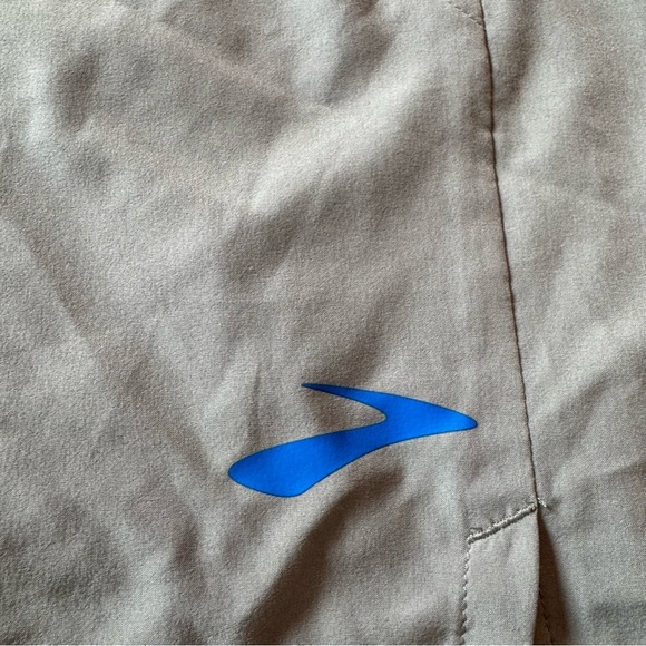 Brooks Men's Running Shorts RUN HAPPY Size XXL Green Athletic Outdoor Athleisure - Picture 5 of 12